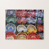 トラクターショーのトラクターの座席 ジグソーパズル (横)