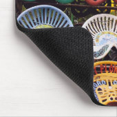 トラクターショーのトラクターの座席 マウスパッド (コーナー)