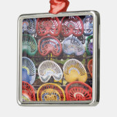 トラクターショーのトラクターの座席 メタルオーナメント (左)