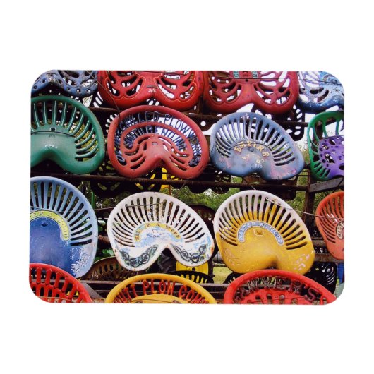 トラクターシートアットトラクターショー マグネット (横)