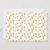 トラクターズカボチャ誕生日ハーベストパーティー写真 招待状 (裏面)