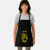 トラクターズ・農家が好きな少年おもしろいだ エプロン (インサイチュ)