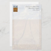 トラクタートラックでベレとゴーウィートのフィールド 便箋 (正面/裏面)