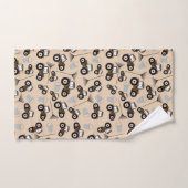 トラクタートラックパターンファーム機器 バスタオルセット (ハンドタオル)