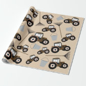 トラクタートラックパターンファーム機器 ラッピングペーパー (アンロールド)