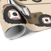 トラクタートラックパターンファーム機器 ラッピングペーパー (ロールコーナー)