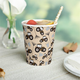 トラクタートラックパターンファーム機器 紙コップ