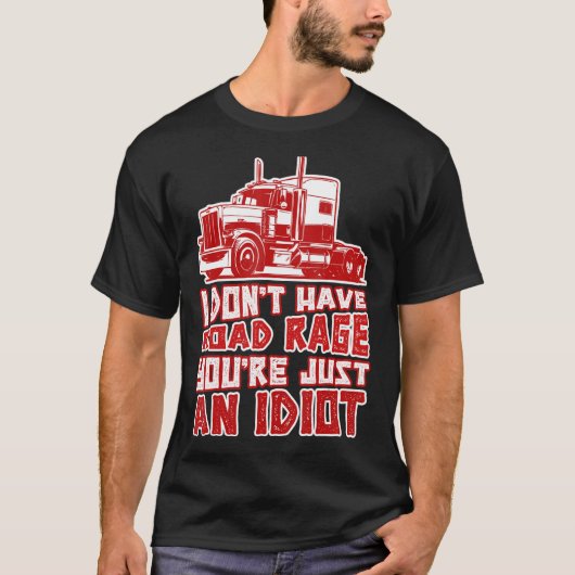 トラクタートレーラー18ホイーラー Tシャツ (正面)