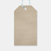 トラクターハイライドパンプキン誕生日メッセージカード ギフトタグ (裏面)