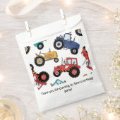 トラクターバースデーパーティー フェイバーバッグ (クリップ留めされた状態)