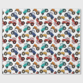 トラクターバースデーパーティー ラッピングペーパー (フラット)