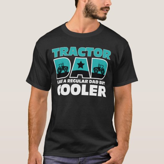 トラクターパパ通常のパパのように Tシャツ (正面)