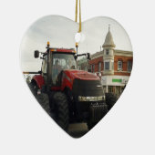 トラクターパレードのトラクター セラミックオーナメント (右)