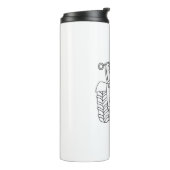 トラクターパーソナライズされたカントリー結婚式の贈り物 タンブラー (回転左)