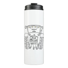 トラクターパーソナライズされたカントリー結婚式の贈り物 タンブラー