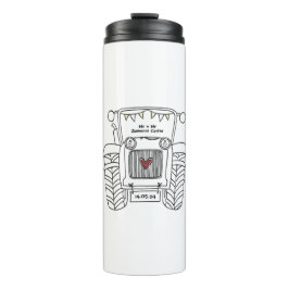 トラクターパーソナライズされたカントリー結婚式の贈り物 タンブラー