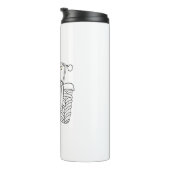 トラクターパーソナライズされたカントリー結婚式の贈り物 タンブラー (回転右)