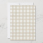 トラクターファームの誕生日パーティーを開始する 招待状 (裏面)