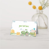 トラクターファームアニマルバースデーパーティー座席表 プレイスカード (裏面)