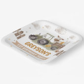 トラクターファームバースデーパーティーブメントバーン ペーパープレート (傾斜あり)