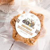 トラクターファームバースデーパーティーブメントバーン ラウンドシール