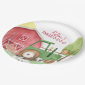 トラクターファームバースデーパーティープレート ペーパープレート (アングル)