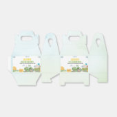 トラクターファーム動物の誕生日パーティーのお気に入りボックス フェイバーボックス (折り畳みなし)