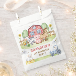 トラクターファーム動物1st誕生日 フェイバーバッグ