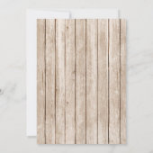 トラクターファーム誕生日の招待ボーイウッド 招待状 (裏面)