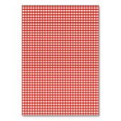 トラクターファーム誕生日サインレッドジンガム テーブルナンバー (裏面)