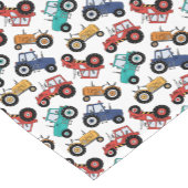 トラクターファーム誕生日パーティークロステーブルランナー ショートテーブルランナー (コーナー)