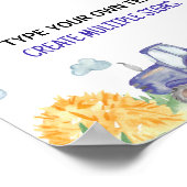 トラクターファーム誕生日パーティーテーブルサイン ポスター (角)