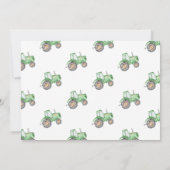 トラクターフォト誕生日招待状 |ファーム 招待状 (裏面)