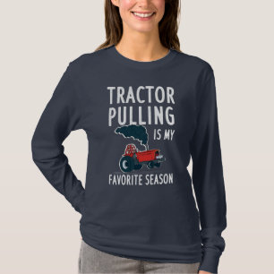 トラクタープルファームワーカーおもしろい農業Gag Tシャツ