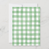 トラクターベビーシャワーサンキューカード サンキューカード (裏面)