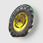 トラクターホイール時計 ラウンド壁時計 (傾斜)