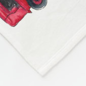 トラクターマイルストーンブランケット、少年マイルストーンブランケット フリースブランケット (角)