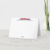 トラクター企業のクリスマスカード シーズンカード (裏面)