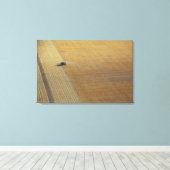 トラクター収穫 キャンバスプリント (インサイチュ (ウッドフロア))