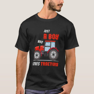 トラクター大好き少年 農場3 Tシャツ