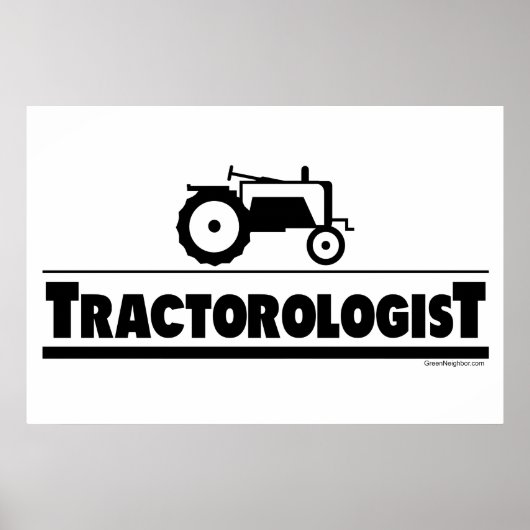 トラクター学者 – トラクター ポスター (正面)