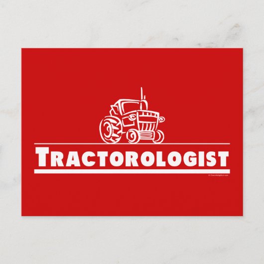 トラクター専門医レッドトラクター ポストカード (正面)
