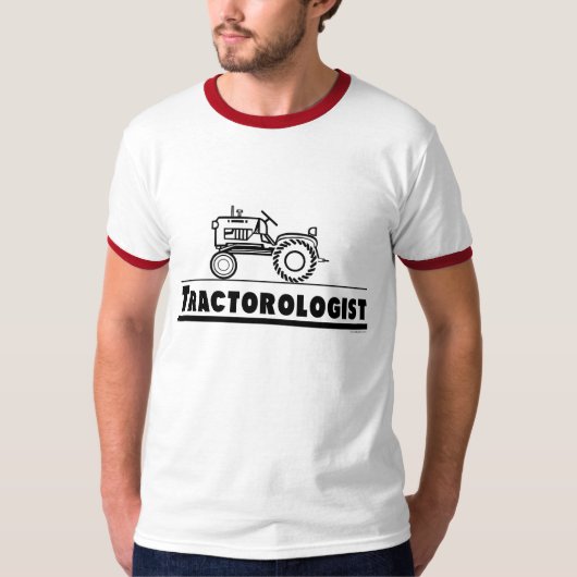 トラクター専門医RED Tシャツ (正面)