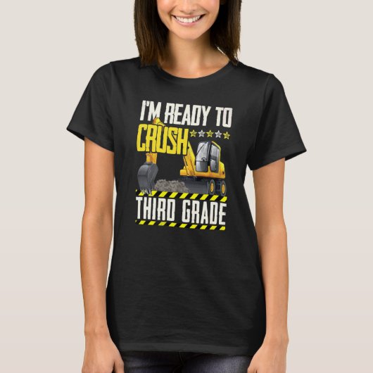 トラクター建築車Ready To Crush Third Tシャツ (正面)