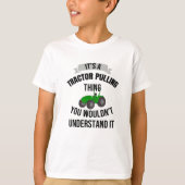 トラクター引き上げ物|トラクタープラーギフト Tシャツ (正面)