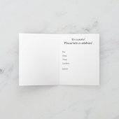 トラクター招待状：時祝間! 招待状 (内部)