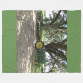 トラクター毛布 フリースブランケット (正面(横))