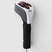 トラクター漫画イラストレーション ゴルフヘッドカバー (アングル)