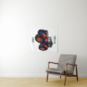 トラクター漫画イラストレーション タペストリー (インサイチュ(横))