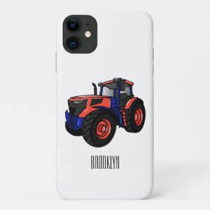 トラクター漫画イラストレーション iPhone 11 ケース